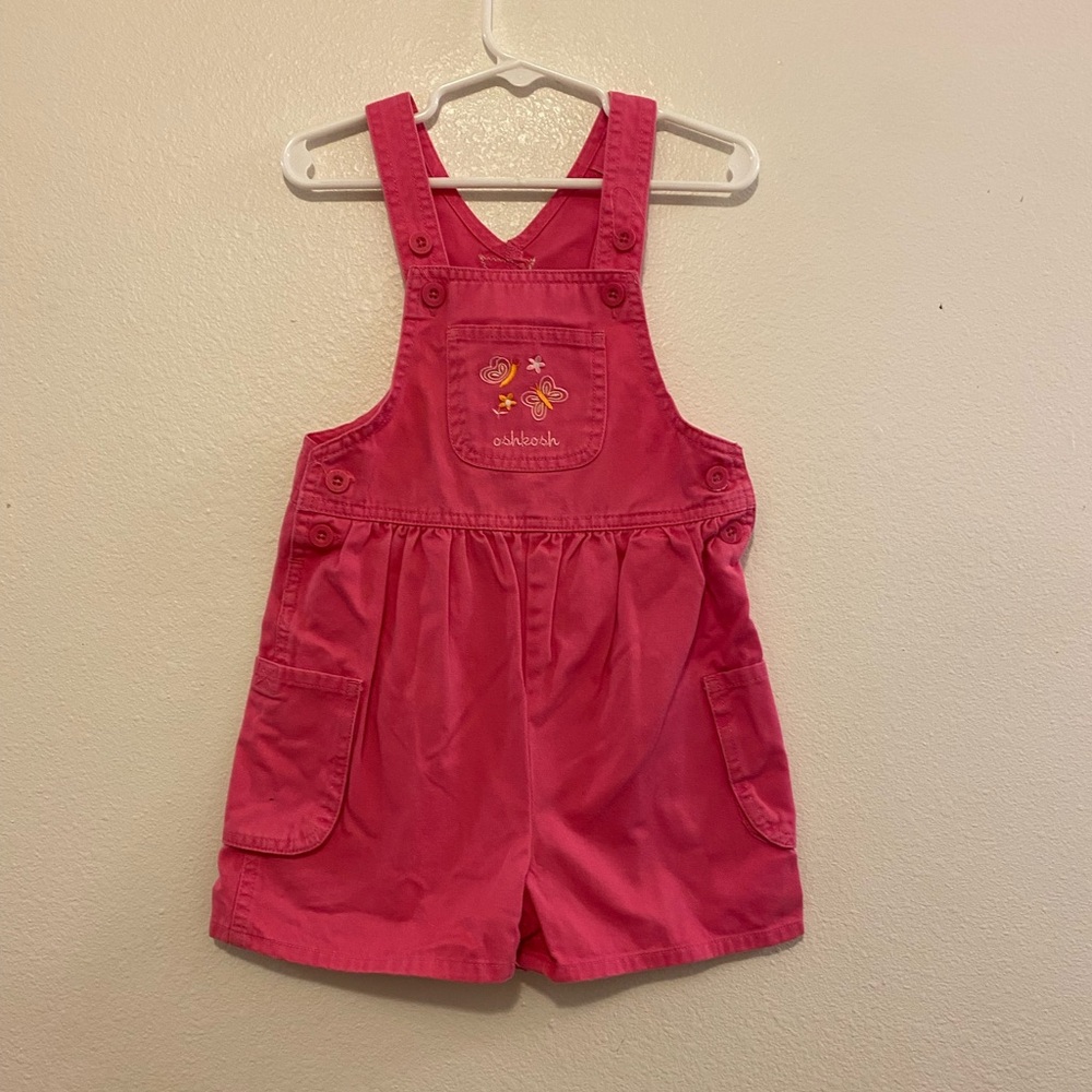Oshkosh B’Gosh vjntgae pink overalls